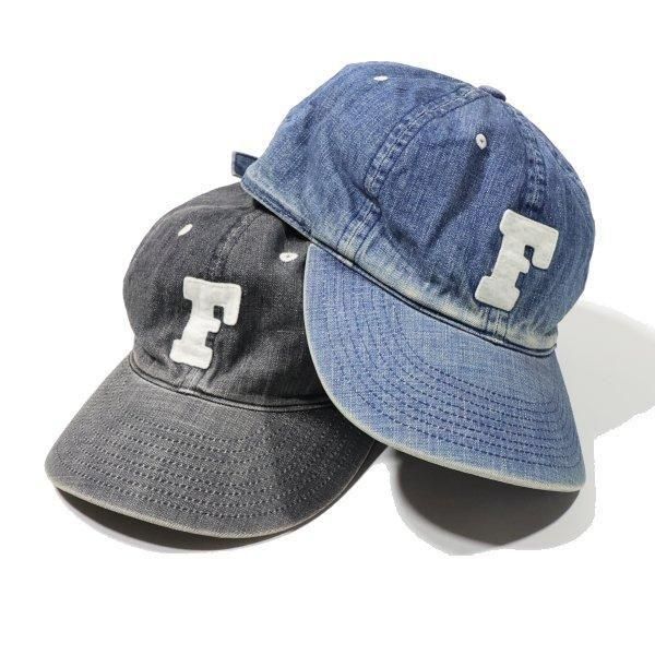 フルカウント 6843HW 6PANEL DENIM BASEBALL CAP F PATCH