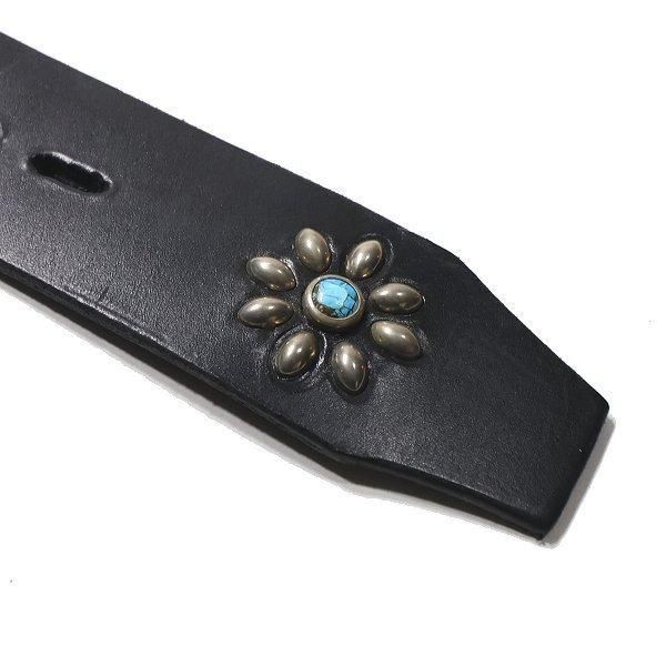 フルカウント 6214HTC TURQUOISE FLOWER STUDS BELT BY ZIP