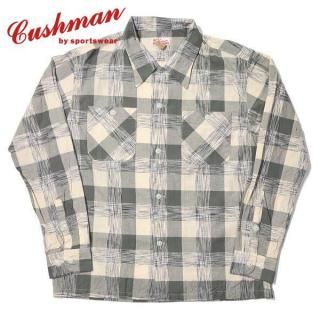 åޥ 25491 KASURI CHECK OPEN COLLAR SHIRTS å ץ󥫥顼 Ĺµ CUSHMAN 2025ǯ