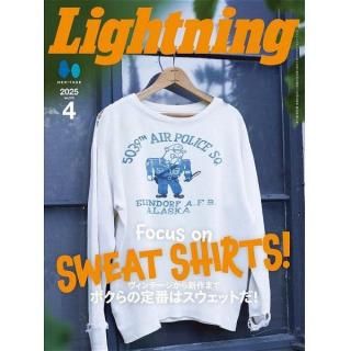 ͥݥ200 Lightning 2025ǯ4 Vol.372Focus on SWEAT SHIRTS! ơ鿷ޤǥܥ֤ϥåȤ!