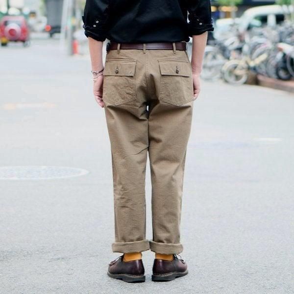 ウェアハウス　ヘリンボーンミリタリーパンツ ウエアハウス Lot 1086 HBT MILITARY PANTS ヘリンボーン