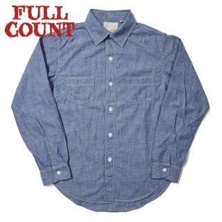 ե륫 4091 20s SHORT CHAMBRAY SHIRT Ĺµ 硼ȥ֥졼  ֥롼 FULLCOUNT 2025ǯ