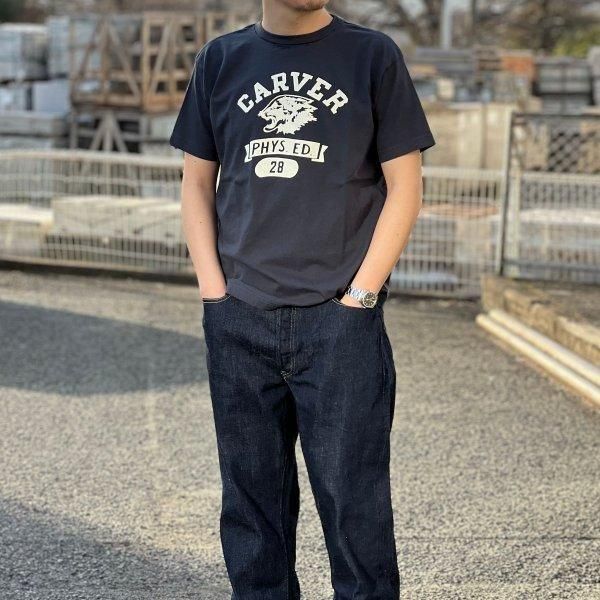 フルカウント 5500PT-12 CARVER プリントTシャツ FULLCOUNT 2025年春夏