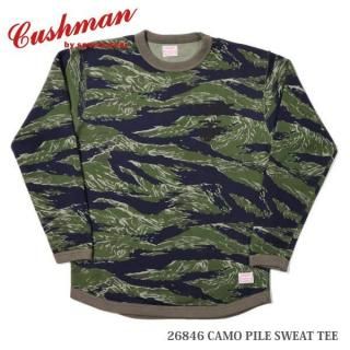 åޥ 26846 CAMO PILE SWEAT TEE USMC ѥ åȥѥ CUSHMAN 2025ǯ