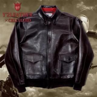 <img class='new_mark_img1' src='https://img.shop-pro.jp/img/new/icons14.gif' style='border:none;display:inline;margin:0px;padding:0px;width:auto;' />[ͽ桦2025ǯǥ] 磻ġ쥶 TYPE A-2 HAND DYED HORSE ϥɥɥۡ  쥶㥱å Y'2LEATHER