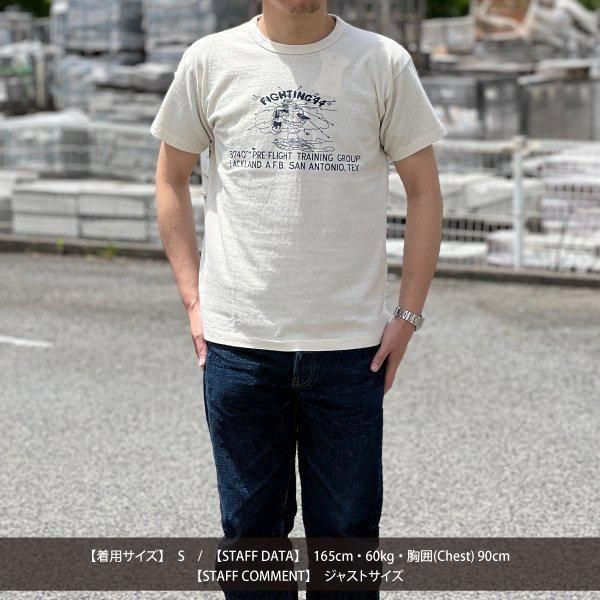 ネコポス送料200円 ウエアハウス 4064 FIGHTING '44 Tシャツ セコハン