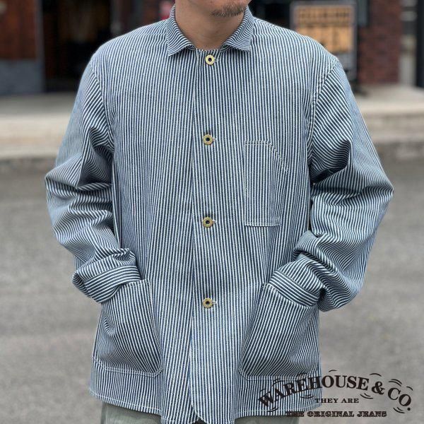ウエアハウス 2224 1920'S FREE LAND CHORE JACKET ヒッコリー
