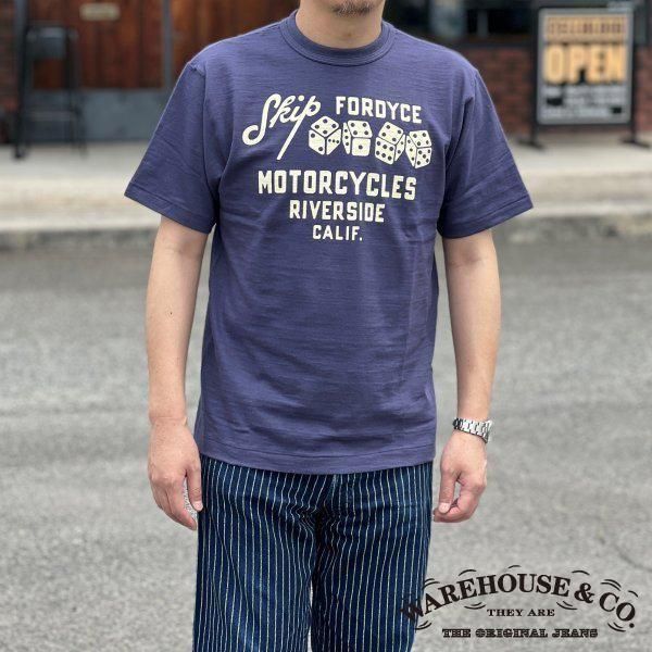 ネコポス送料200円 ウエアハウス 4601 SKIP プリントTシャツ