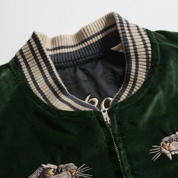 50s スカジャン　リバーシブル　オリジナル 予約商品]デラックスウエア DSJ-001 50s SOUVENIA JACKET