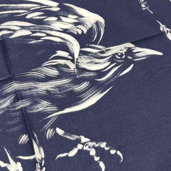 ネコポス送料200円 サムライジーンズ SJ-BANDANA-02 八咫烏柄