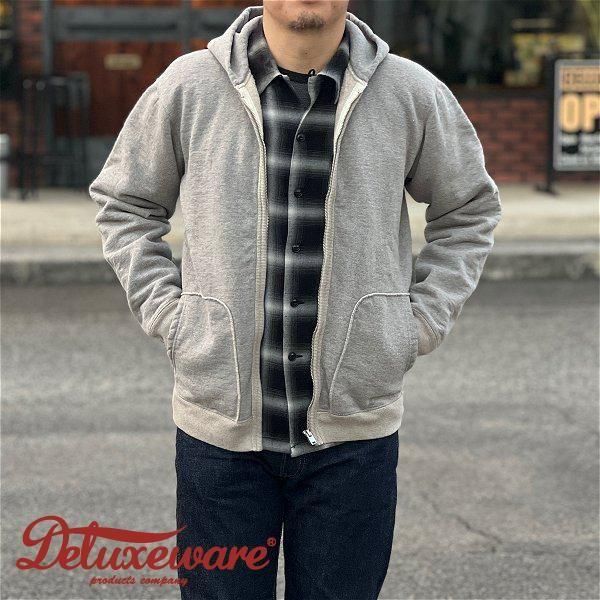 デラックスウエア SPZ-00 FULLZIP PARKA PLAIN フルジップ スウェット