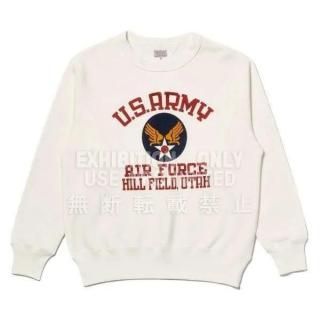 <img class='new_mark_img1' src='https://img.shop-pro.jp/img/new/icons14.gif' style='border:none;display:inline;margin:0px;padding:0px;width:auto;' />THE REAL McCOY'S MC25123 MILITARY PRINT SWEATSHIRT / U.S. ARMY AIR FORCE(Shipping included)