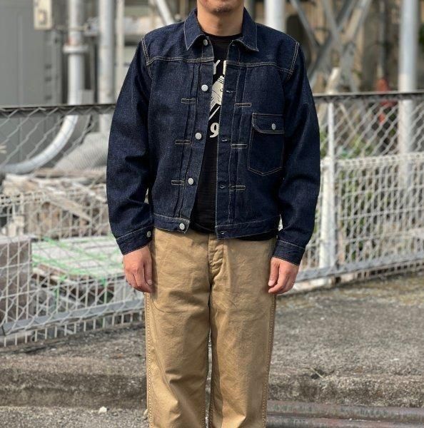 【美品】CALEE デニムジャケット　1stモデル CALEE - 1st type no collar denim jacket -one wash- (Ow