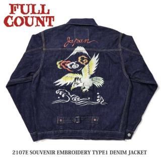 <img class='new_mark_img1' src='https://img.shop-pro.jp/img/new/icons14.gif' style='border:none;display:inline;margin:0px;padding:0px;width:auto;' />ե륫 2107E SOUVENIR EMBROIDERY TYPE1 DENIM JACKET 繡 եȥǥ˥ॸ㥱å  FULLCOUNT 2025ǯ