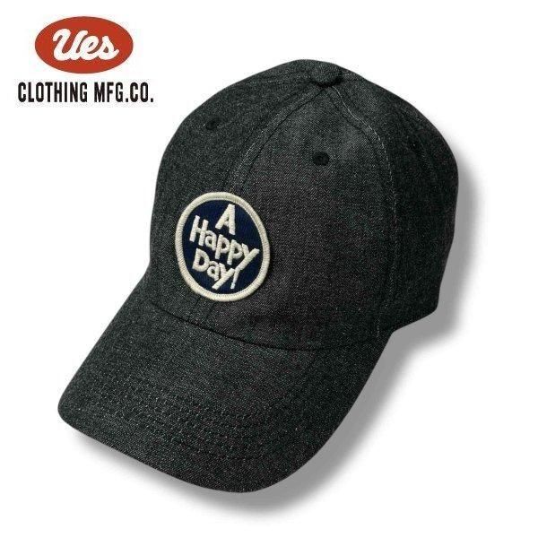 ネコポス送料200円 ウエス ブラックデニムキャップ ベースボール