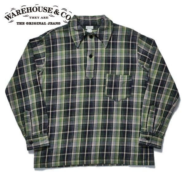 ウエアハウス 3063 1930'S WPA ONE POCKET PULLOVER SHIRTS フランネル