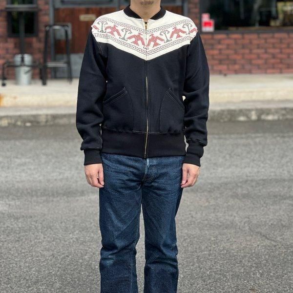 クッシュマン 26385 THUNDER BIRD PRINT FULL ZIP SWEATSHIRT