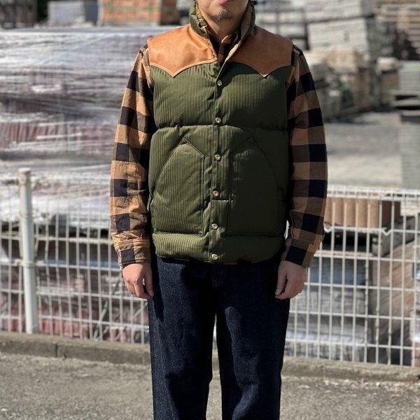 ウエアハウス×ロッキーマウンテン 2236 HBT DOWN VEST ヘリンボーン