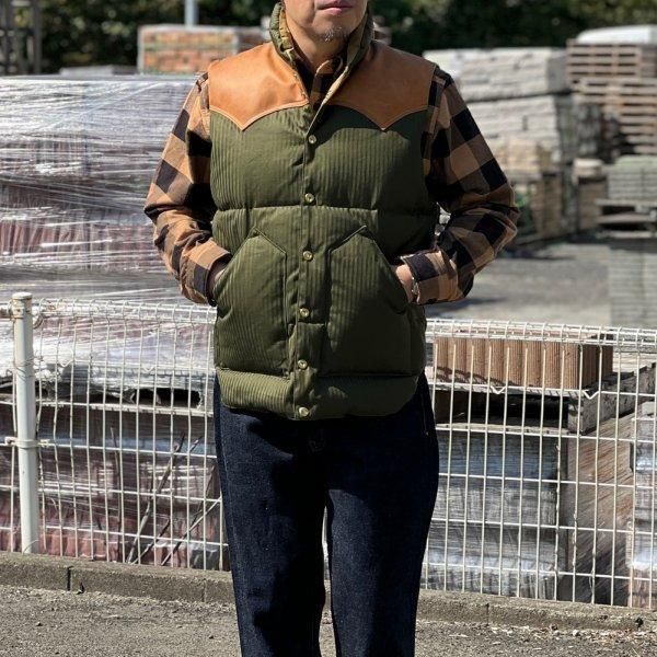 ウエアハウス×ロッキーマウンテン 2236 HBT DOWN VEST ヘリンボーン