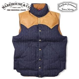 <img class='new_mark_img1' src='https://img.shop-pro.jp/img/new/icons14.gif' style='border:none;display:inline;margin:0px;padding:0px;width:auto;' />ϥߥåޥƥ 2237 INDIGO HBT DOWN VEST ǥإܡ٥ ROCKY MOUNTAIN WAREHOUSE 2025ǯ