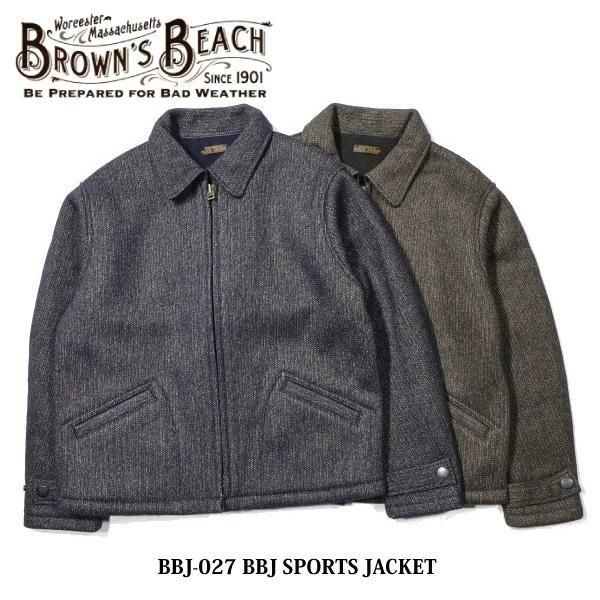 BROWN'S BEACH JACKET サイズ42 BROWN'S BEACH JACKET BBJ-027 BBJ SPORTS JACKET スポーツジャケット