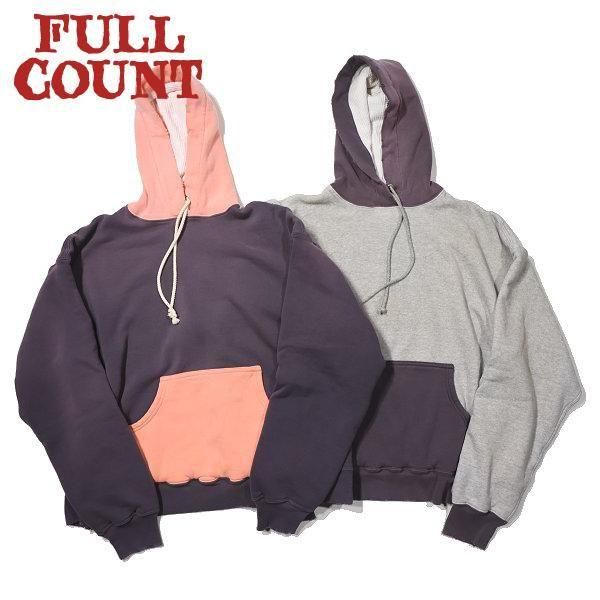 フルカウント 3770-1 FADING DOUBLE FACE SWEAT HOODIE ダブルフェイス