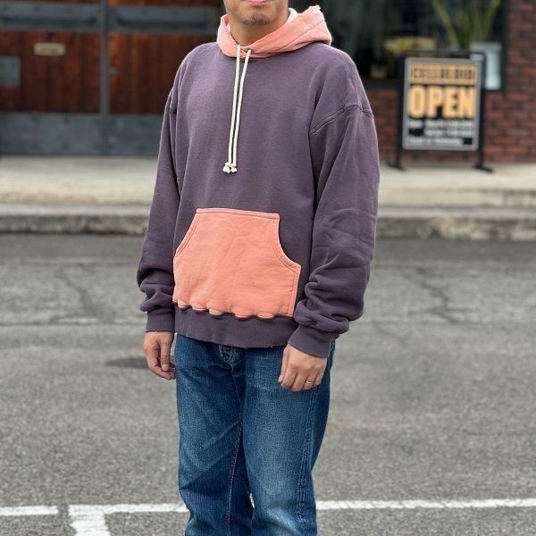 フルカウント 3770-1 FADING DOUBLE FACE SWEAT HOODIE ダブルフェイス