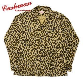 <img class='new_mark_img1' src='https://img.shop-pro.jp/img/new/icons14.gif' style='border:none;display:inline;margin:0px;padding:0px;width:auto;' />åޥ 25709 LEOPARD PRINT NEL OPEN COLLAR SHIRTS 쥪ѡɥץȥͥ ץ󥫥顼 Ĺµ CUSHMAN 2025ǯ