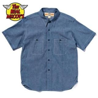 <img class='new_mark_img1' src='https://img.shop-pro.jp/img/new/icons14.gif' style='border:none;display:inline;margin:0px;padding:0px;width:auto;' />[ͽ] ꥢޥå MS25005 U.S. NAVY CHAMBRAY SHIRT S/S (MODIFY) ֥졼 THE REAL McCOY'S 2026ǯ