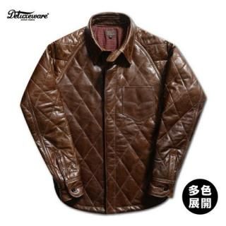 <img class='new_mark_img1' src='https://img.shop-pro.jp/img/new/icons14.gif' style='border:none;display:inline;margin:0px;padding:0px;width:auto;' />[ͽ]ǥå 7648B QUILTED LEATHER SHIRT ƥ󥰥쥶 ϳ Ĺµ DELUXEWARE 2026ǯ