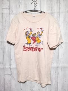 古着 STAMPA イスラエルプリントTシャツ/M ベージュ - 古着屋kooky-kooky