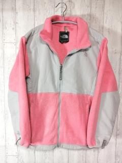 THE NORTH FACE フルジップフリースジャケット L ピンク グレー