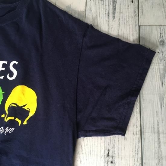 THE BEATLES Tシャツ ネイビー M ビートルズ GILDAN - 古着屋