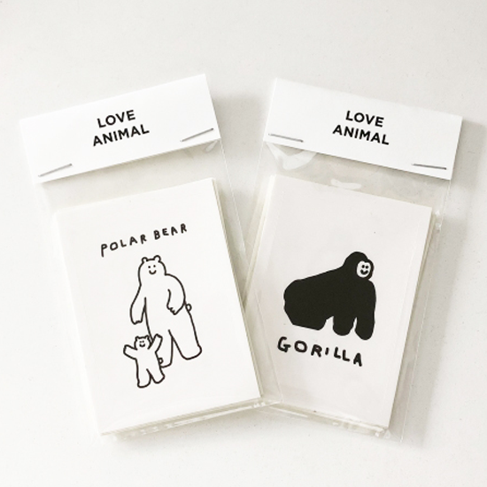 Love Animal ステッカー Inapsquare