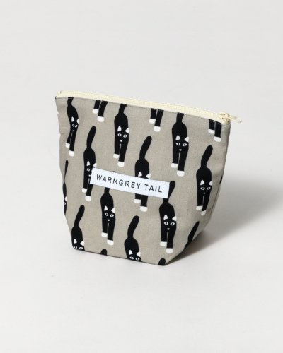 <img class='new_mark_img1' src='https://img.shop-pro.jp/img/new/icons9.gif' style='border:none;display:inline;margin:0px;padding:0px;width:auto;' />CAT COMING STANDING POUCH  | WARMGREY TAIL