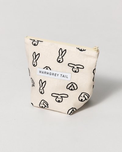 <img class='new_mark_img1' src='https://img.shop-pro.jp/img/new/icons9.gif' style='border:none;display:inline;margin:0px;padding:0px;width:auto;' />BUNNY STANDING POUCH  | WARMGREY TAIL