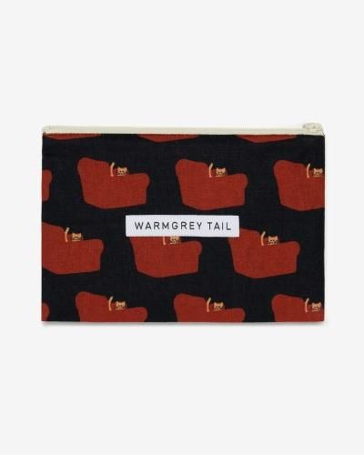 <img class='new_mark_img1' src='https://img.shop-pro.jp/img/new/icons41.gif' style='border:none;display:inline;margin:0px;padding:0px;width:auto;' />20OFFARMCHAIR FLAT POUCH RED ON BLACK  | WARMGREY TAIL