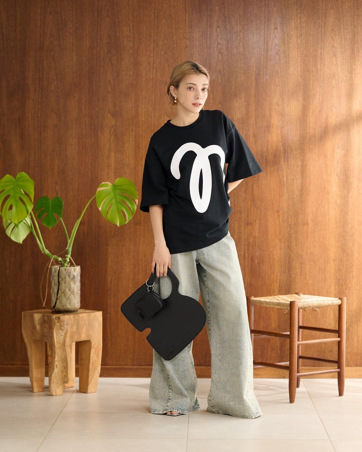 Nissy 防げれ Naptime ニットBAG-BLACK Nissy 防げれ Naptime ニットBAG-BLACK