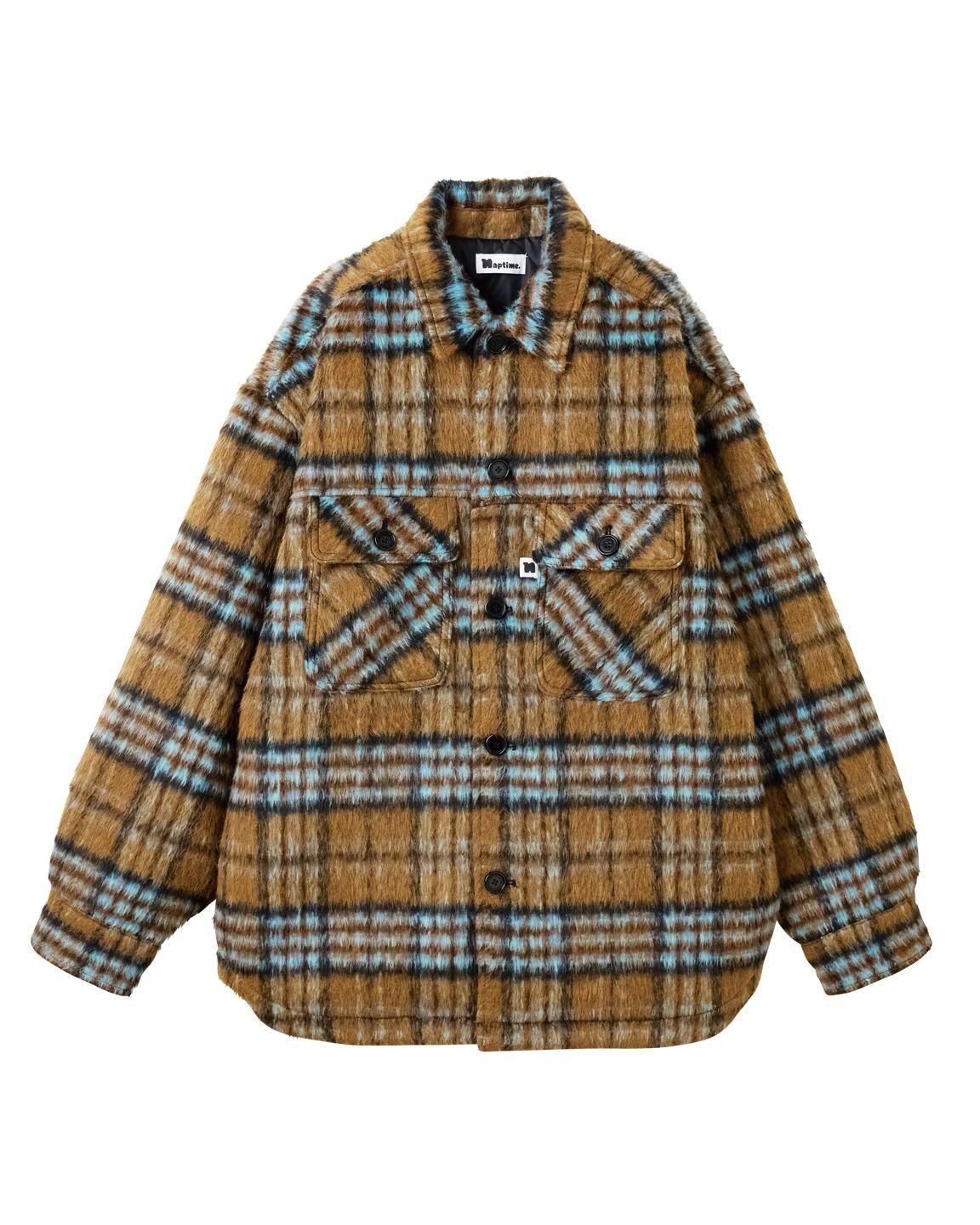 NAPTIME チェック中綿ジャケット NAPTIME チェック中綿ジャケット Naptime.2020 F/W チェック