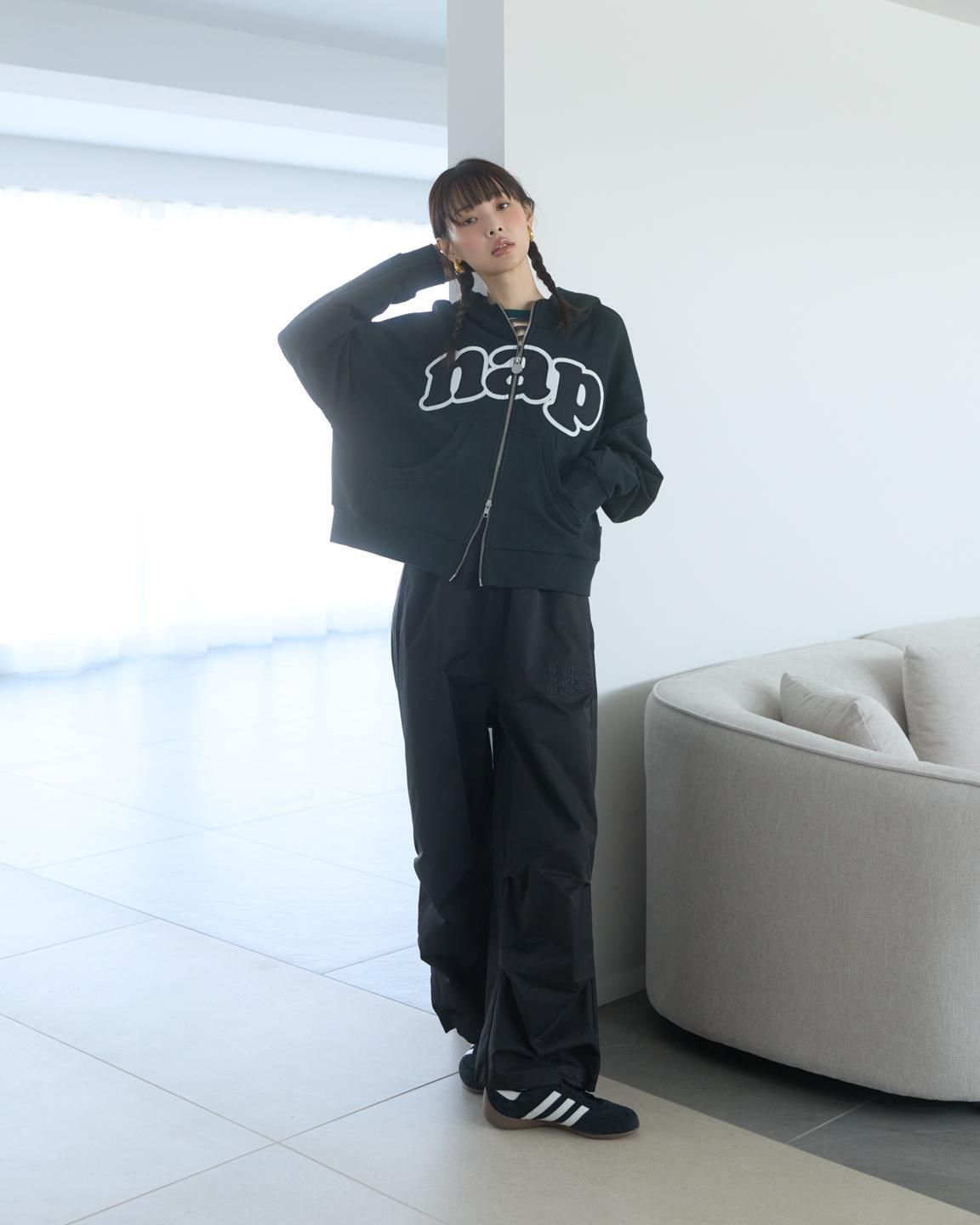 ジップPARKA-BLACK - Naptime. | 西島隆弘プロデュースアパレルブランド