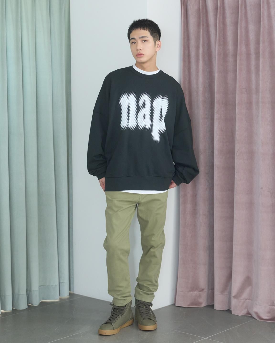 プルオーバーSWEAT-BLACK - Naptime. | 西島隆弘プロデュースアパレル