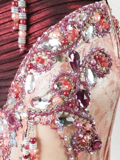 ベリーダンス衣装 《ボルドー》 Hanan エジプト製 - ベリー ベリーダンス衣装 《ボルドー》 Hanan エジプト製 - ベリー