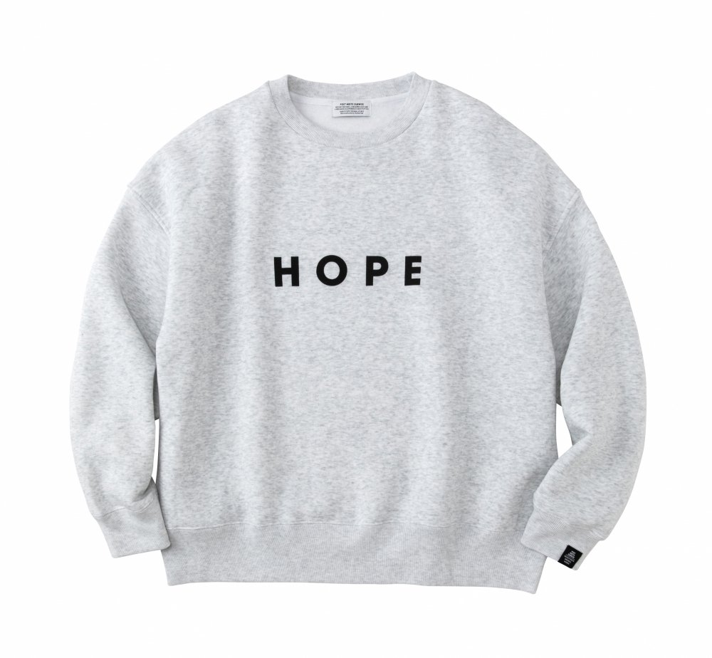 HOPE Oversized Sweat<img class='new_mark_img2' src='https://img.shop-pro.jp/img/new/icons8.gif' style='border:none;display:inline;margin:0px;padding:0px;width:auto;' />