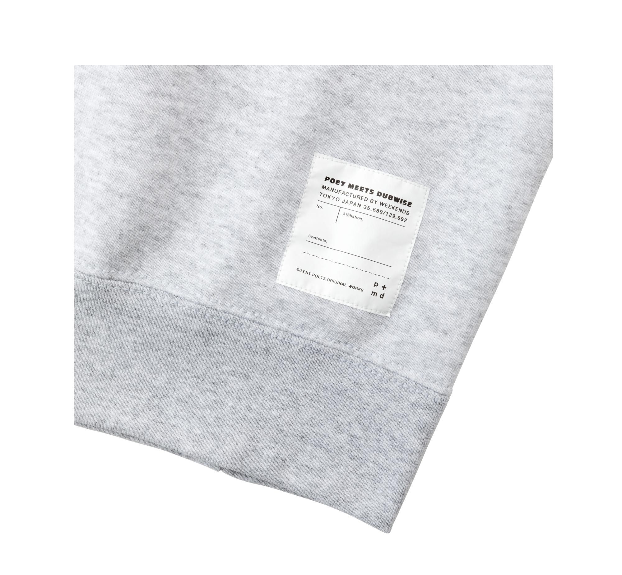 POET MEETS DUBWISE　Raglan Sleeve Sweat PMD LOGO RAGLAN SWEAT - POET MEETS DUBWISE