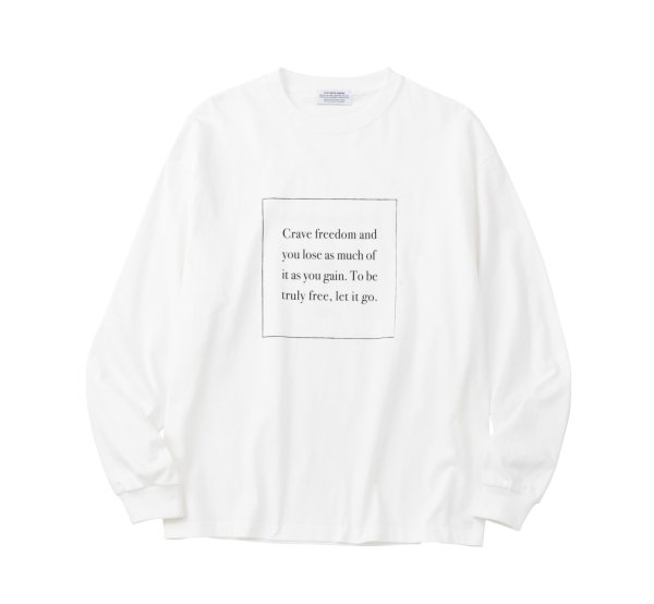 WORDS BY MADOKI L/S T-SHIRT