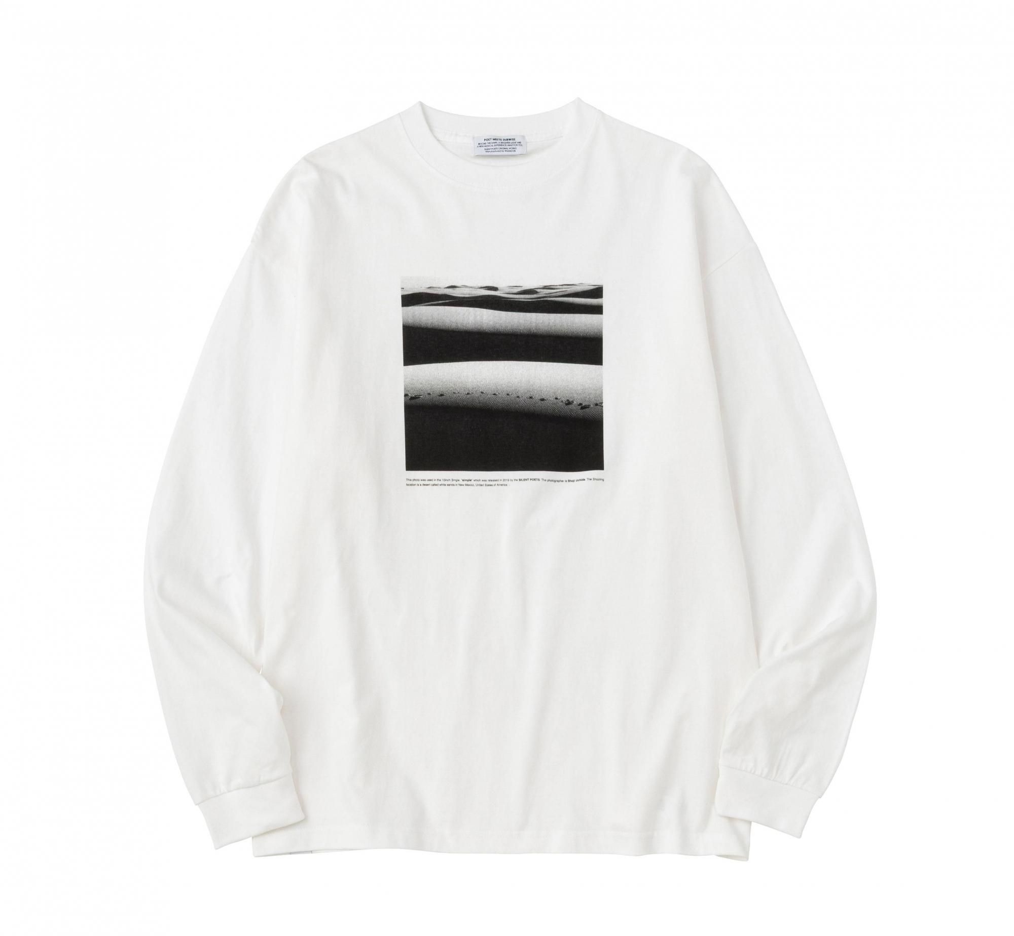WHITE SANDS L/S T-shirt - POET MEETS DUBWISE