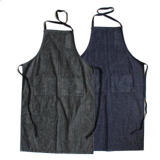 ľŹ4POCKET APRON -DENIM- 