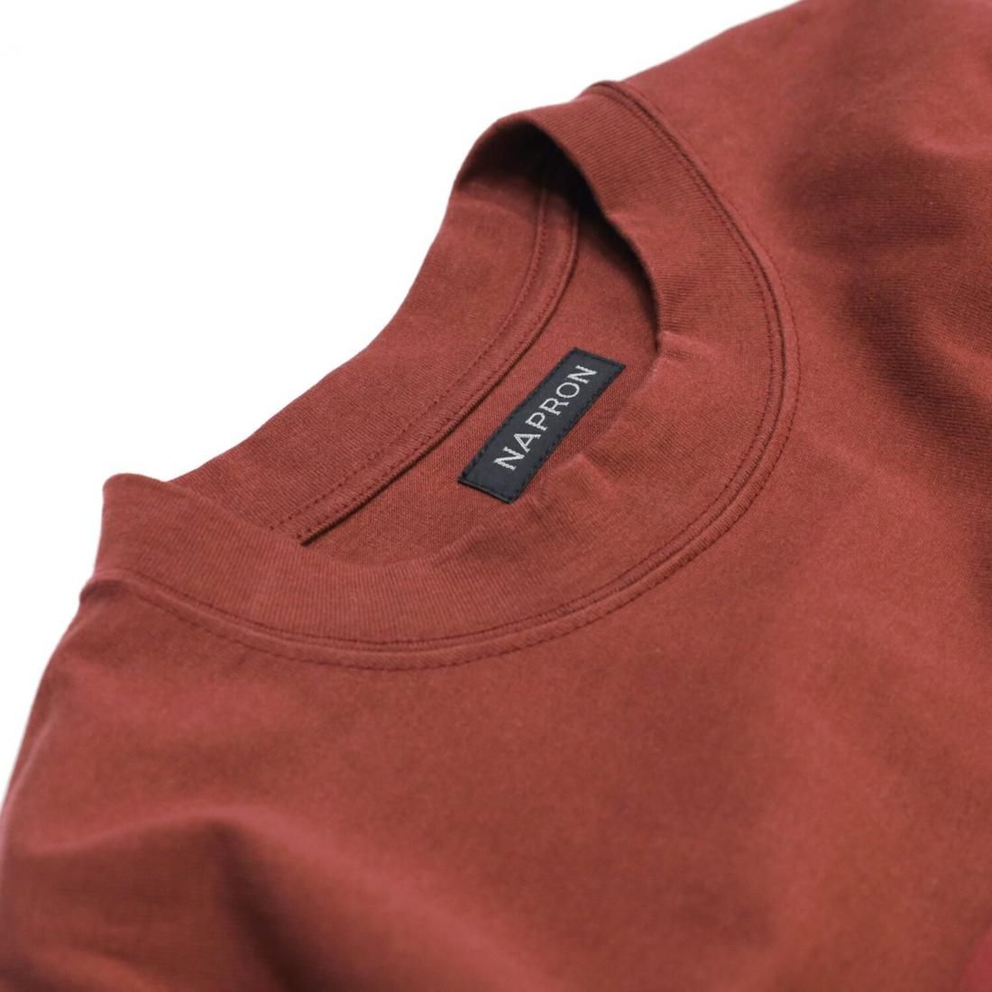 NAPRON / ナプロン ビッグポケットロングTシャツ NP-TP12-24A 長袖Ｔシャツ ボーダー柄 ユニセックス napron NAPRON / ナプロン ビッグポケットロングTシャツ NP-TP12