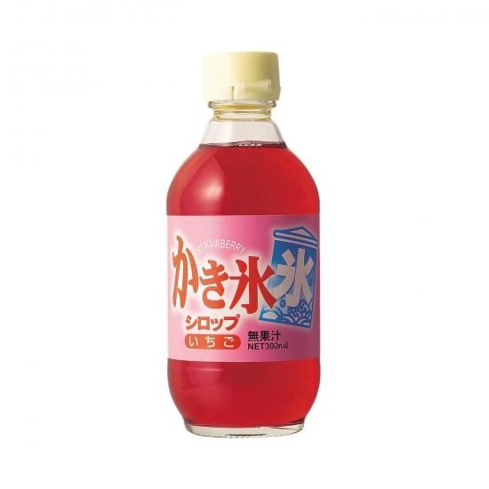 かき氷シロップいちご300ml｜シロップ関連｜家庭用商品｜商品紹介｜ベル食品