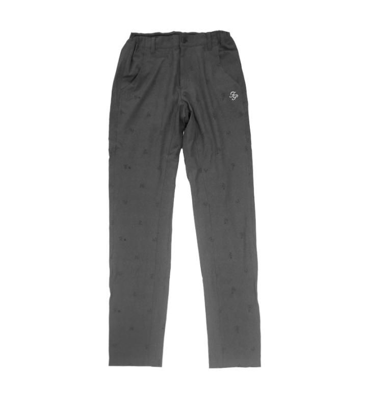 FP19-5200 Men'sFPロゴ柄裏天竺ストレッチパンツ - FairyPowder
